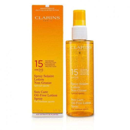 Buy Original Clarins Sun Care Oil Free Lotion Spray spf 15 - Online at Best Price in Pakistan