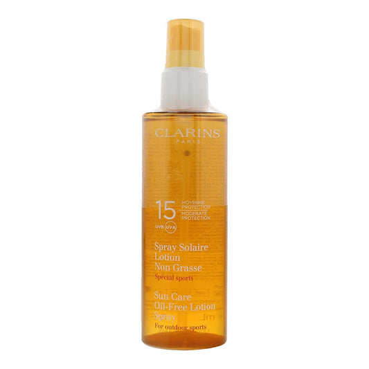 Buy Original Clarins Sun Care Oil Free Lotion Spray spf 15 - Online at Best Price in Pakistan