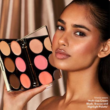 Buy Original ICONIC LONDON Multi-Use Blush Bronze and Highlight Cream Palette - Online at Best Price in Pakistan