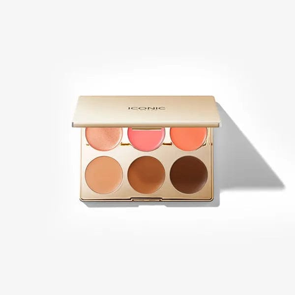 Buy Original ICONIC LONDON Multi-Use Blush Bronze and Highlight Cream Palette - Online at Best Price in Pakistan