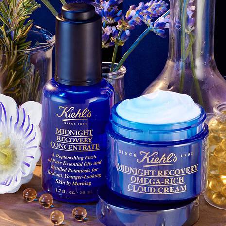 Buy Original Kiehl's Midnight Recovery Concentrate Moisturizing Face Oil Serum 15ml - Online at Best Price in Pakistan