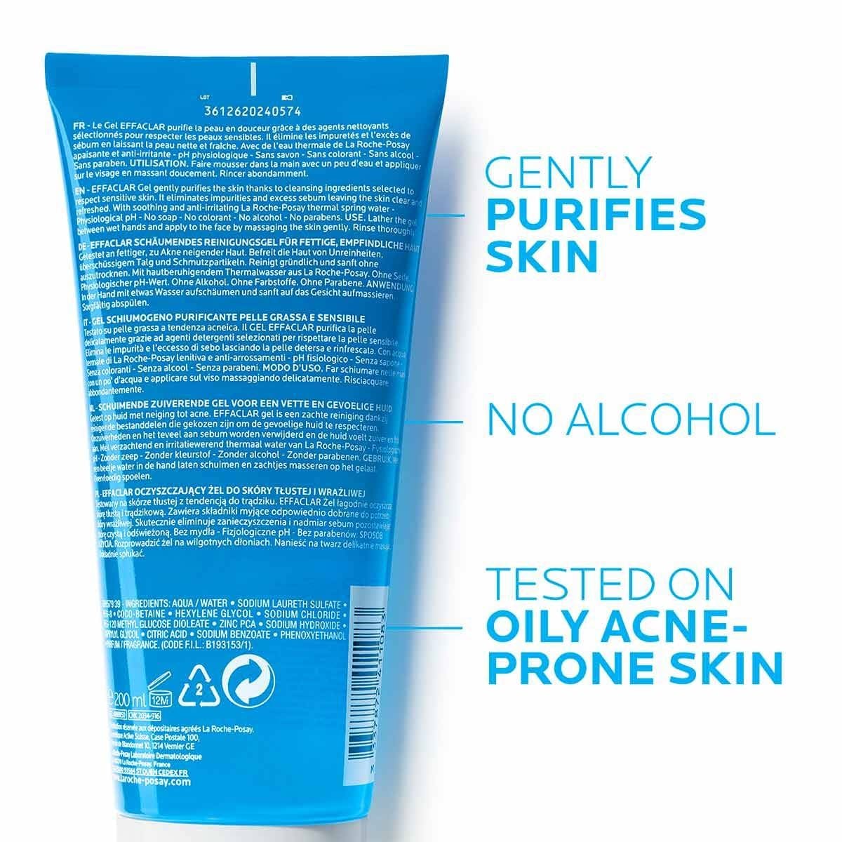 Buy Original La Roche Posay Effaclar Cleansing Foaming Gel For Oily Sensitive Skin 50ml - Online at Best Price in Pakistan