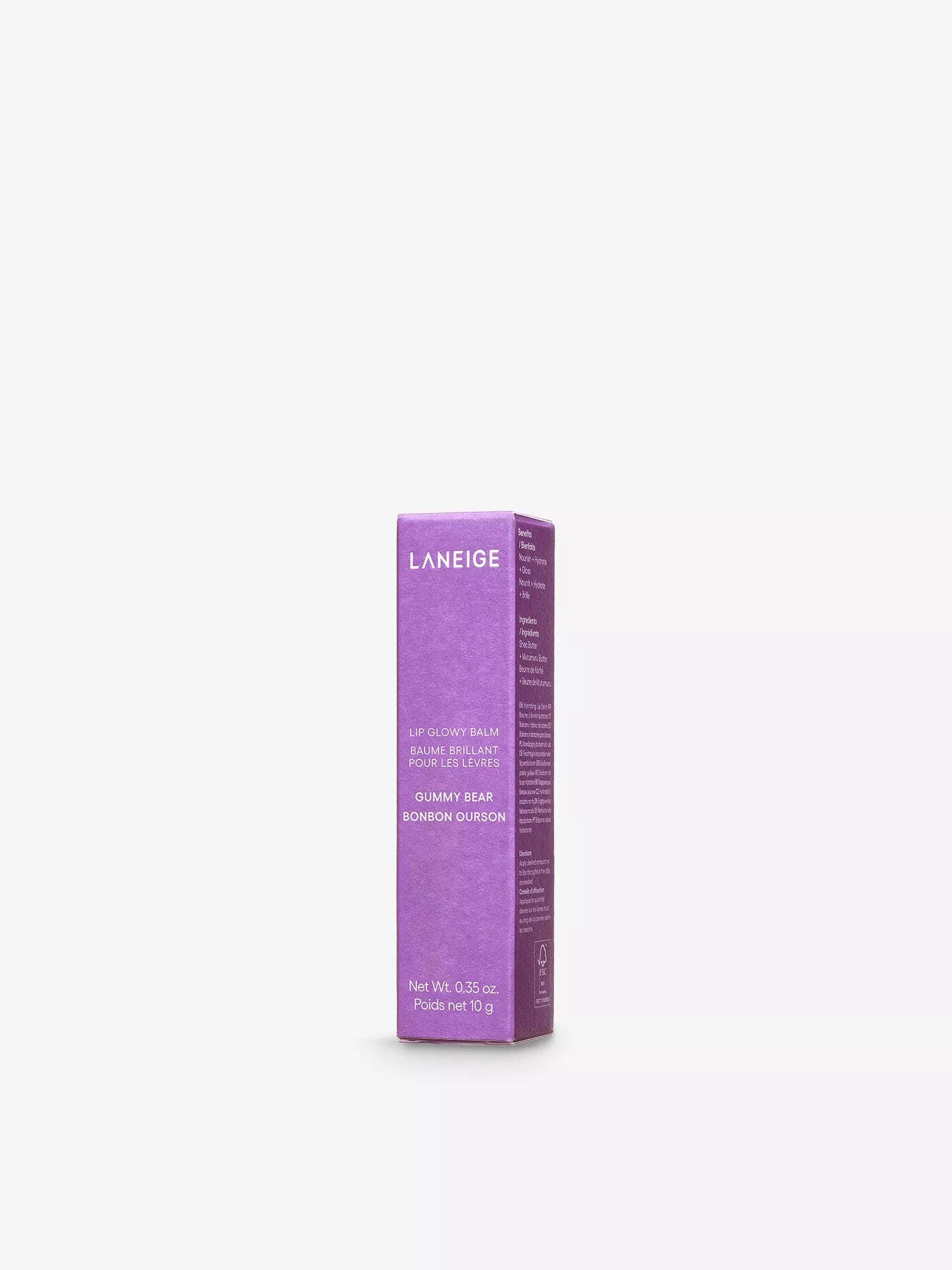 Buy Original Laneige Lip Glowy Balm Moisturize & Nourish Gummy Bear (Lavender tint) 10g - Online at Best Price in Pakistan