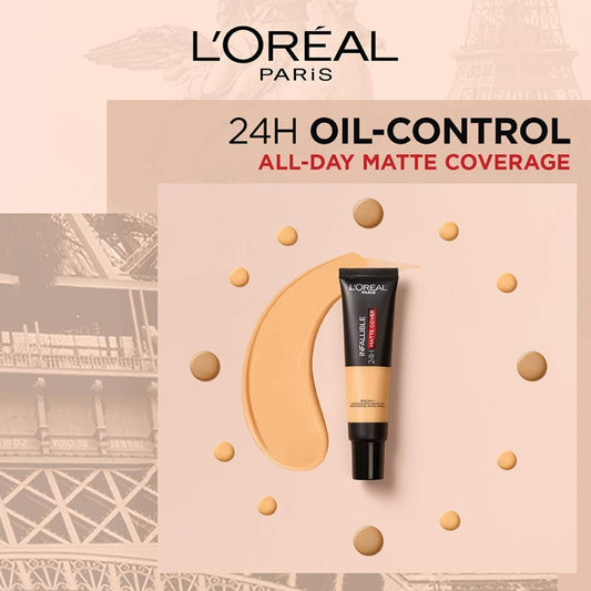 Buy Original LOreal Pari Infallible Matte Cover Foundation 300 Amber - Online at Best Price in Pakistan