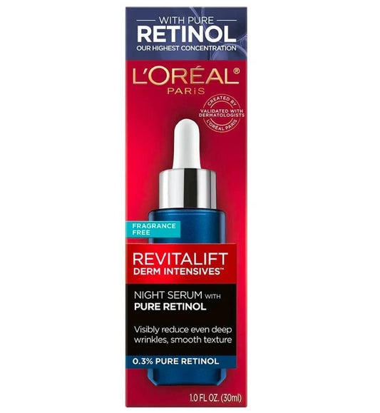 Buy Original LOreal Paris Revitalift Derm Intensives Night Serum Pure Retinol - Online at Best Price in Pakistan