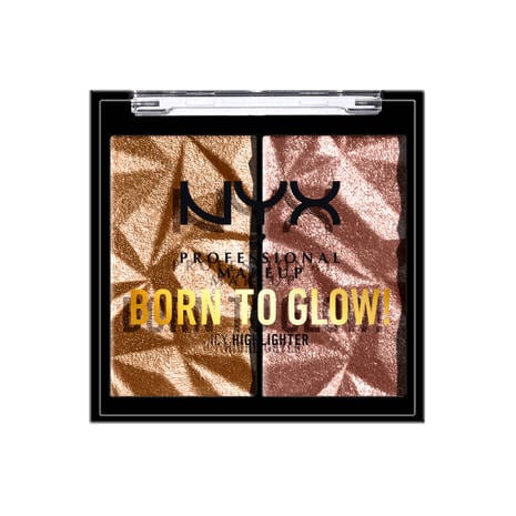 Buy Original NYX Professional Makeup Born To Glow Icy Highlighter Duo The Bronze & Gem Strom - Online at Best Price in Pakistan
