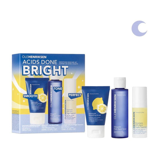 Buy Original OLEHENRIKSEN Acids Done Bright Smoothing Skincare Set - Online at Best Price in Pakistan