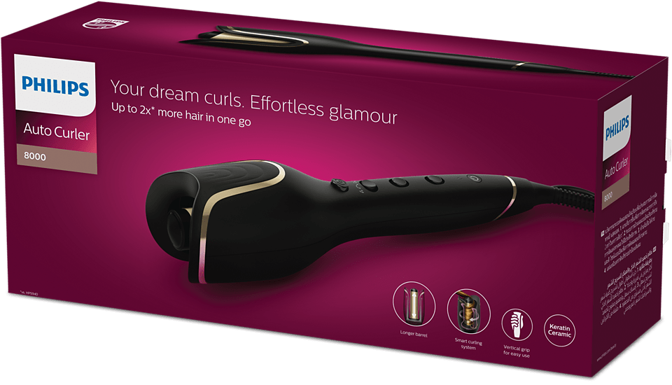 Buy Original Philips 8000 StyleCare Prestige Auto Curler 32-34W BHB876 - Online at Best Price in Pakistan