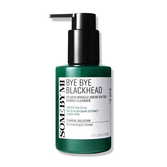 Buy Original Some By Mi Bye Bye Blackhead 30 Days Miracle Green Tea Tox Bubble Cleanser 120g - Online at Best Price in Pakistan