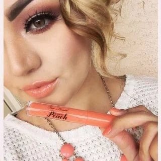 Buy Original Too Faced Sweet Creamy Peach Oil Lip Gloss Poppin Peach - Online at Best Price in Pakistan