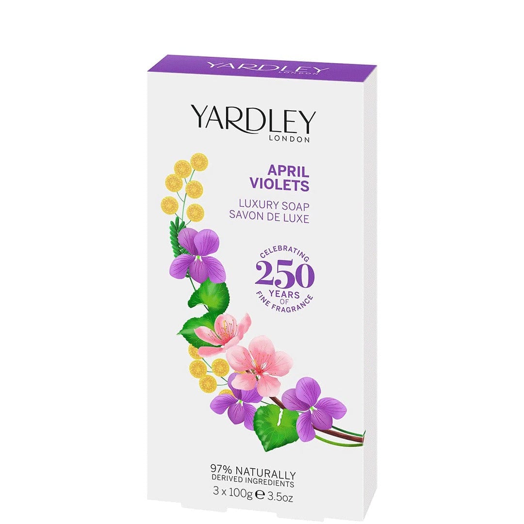 Buy Original Yardley April Violets Soap 3x100g - Online at Best Price in Pakistan