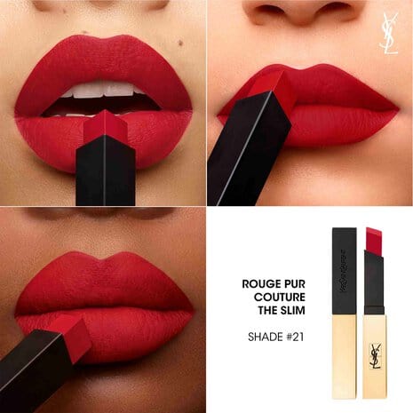 Buy Original Yves Saint Laurent Rouge Pur Couture The Slim Matte Lipstick 21 Rouge Paradoxe - Online at Best Price in Pakistan