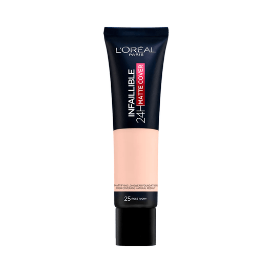 Buy Original L'Oreal Paris Infallible 24H Matte Cover Foundation - 25 Rose Ivory - Online at Best Price in Pakistan